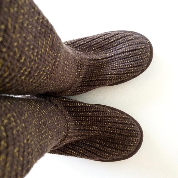 UGG Classic Cardy Convertible Wool Gold Trim Boots - Picture 3 of 14